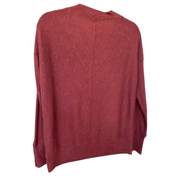 EVEREVE Women's V-Neck Deep Rose Sweater Size Large - Picture 4 of 4